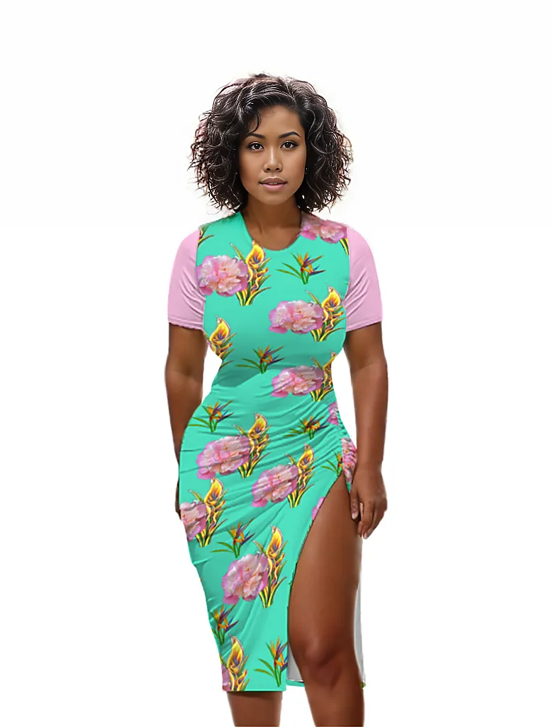 - Delightful Summer Sexy Split Dresses for Women - womens dress at TFC&H Co.