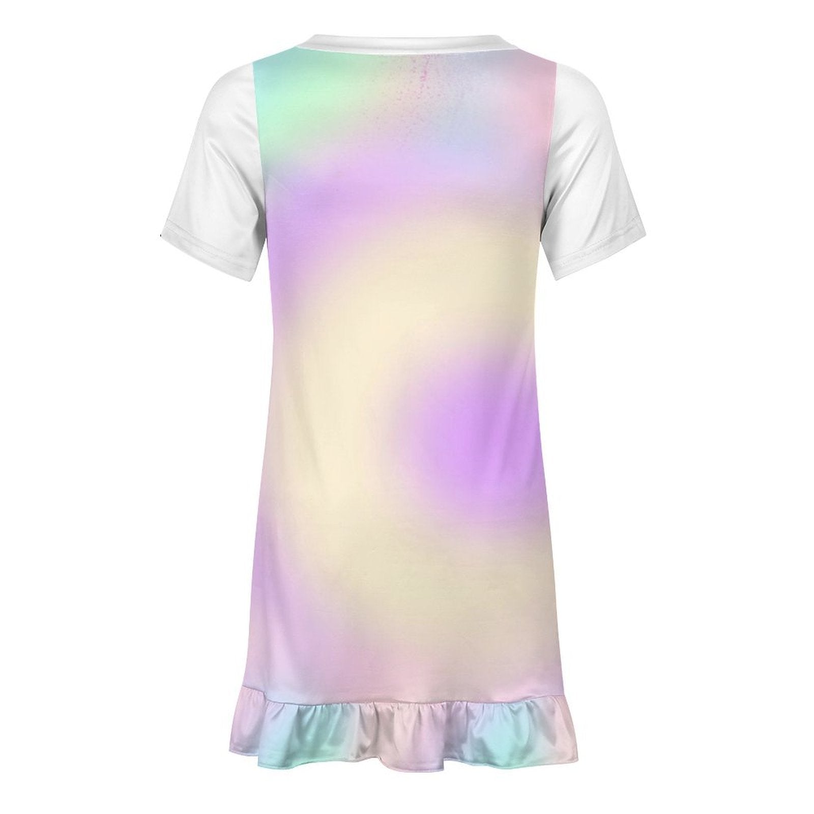 - Cotton Candy Prism Girl's Short Sleeve Dress - girls dress at TFC&H Co.