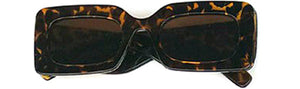 Animal Print - Modern Rounded Square Chic Sunglasses - Sunglasses at TFC&H Co.