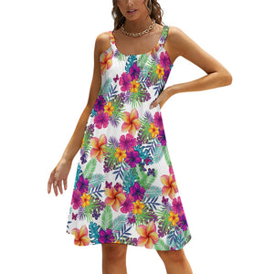 - Tropical Floral Beach Sling Skirt Dress for Women - womens dress at TFC&H Co.