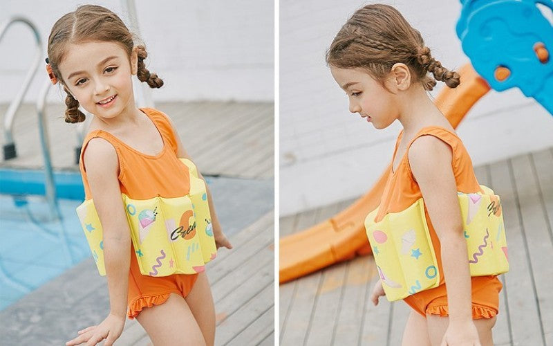 - Children's Life Jackets Buoyancy One-piece Swimsuits Baby Girl Life Jackets - girls swimsuit at TFC&H Co.