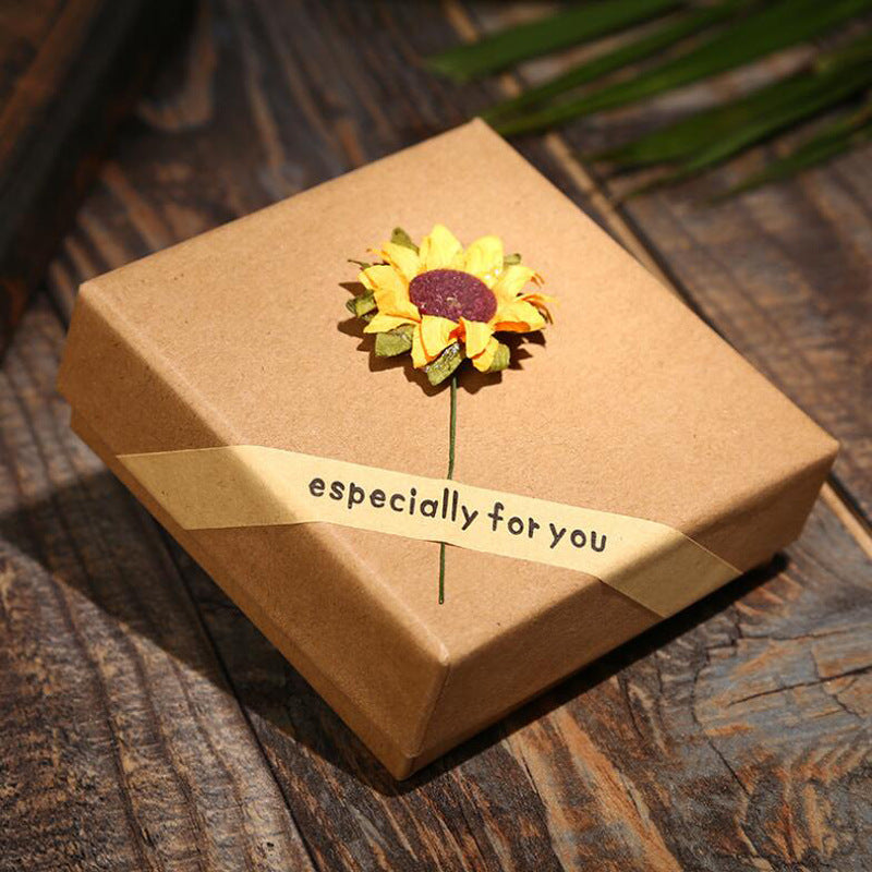 Box 1 box - You Are My Sunshine Sunflower Necklace - necklace at TFC&H Co.