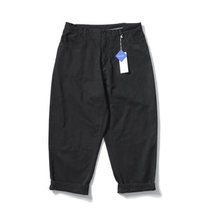 Black - Casual Straight Loose Khaki Pants for Men - mens khaki pants at TFC&H Co.