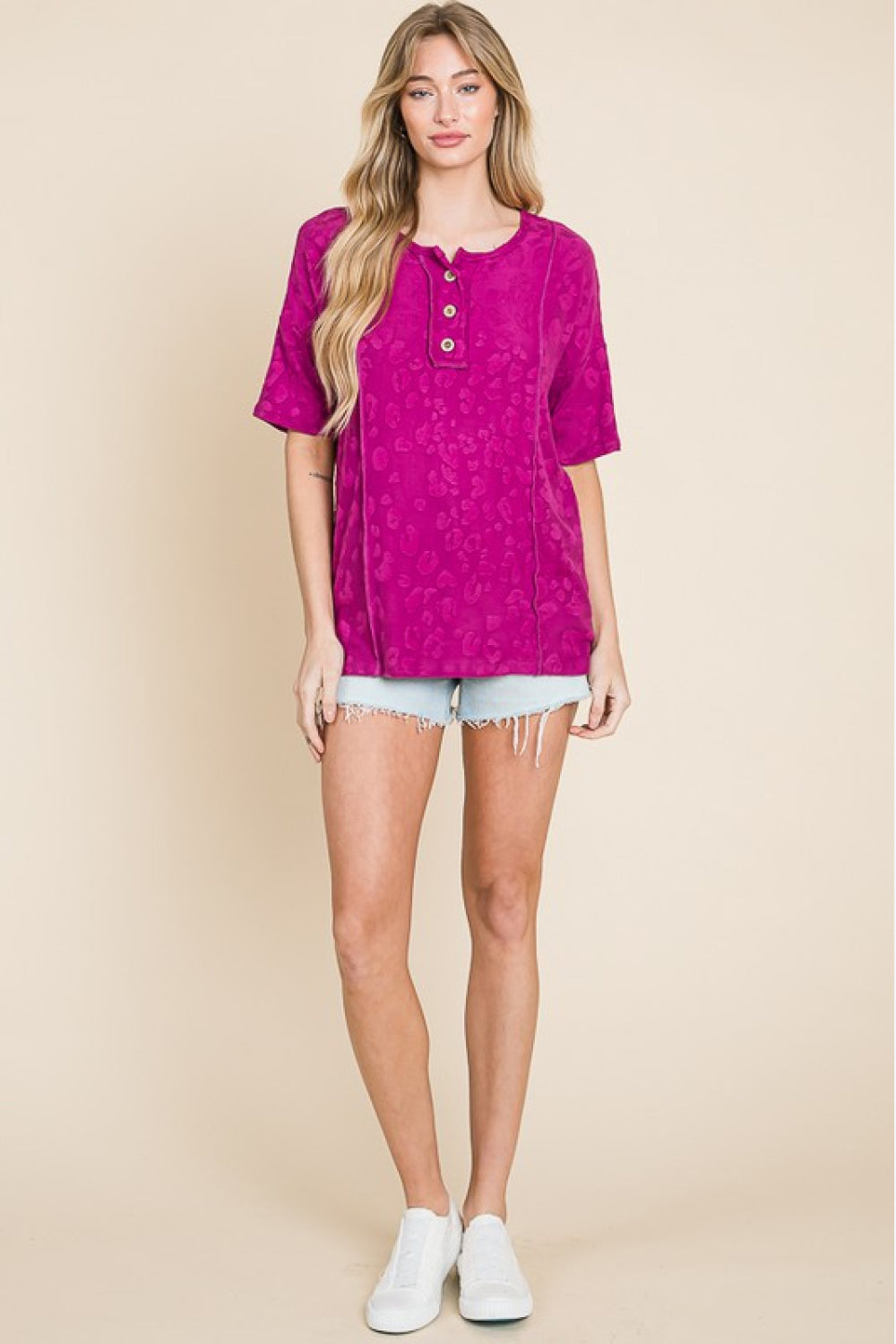 BOMBOM At The Fair Animal Textured Top - Ships from The US - women's shirt at TFC&H Co.