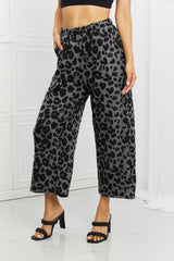 LEOPARD - BOMBOM Stay Cozy Pattern Wide Leg Pants - Ships from The US - womens pants at TFC&H Co.