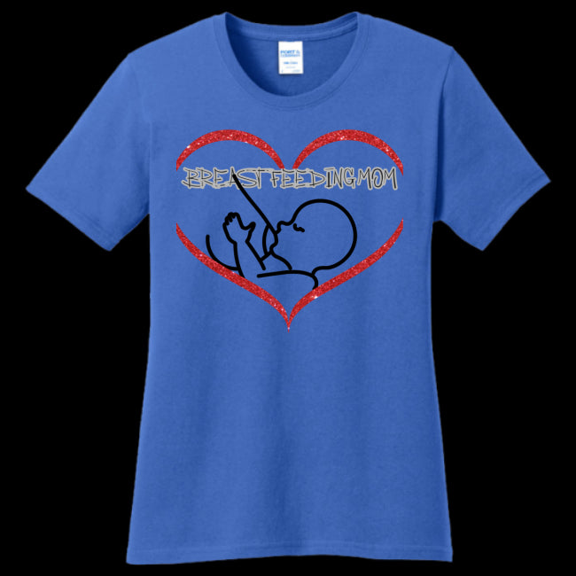Women's T-Shirt Royal-Blue - Breastfeeding Mom T-Shirt - womens t-shirt at TFC&H Co.