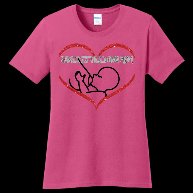 Women's T-Shirt Sangria - Breastfeeding Mom T-Shirt - womens t-shirt at TFC&H Co.