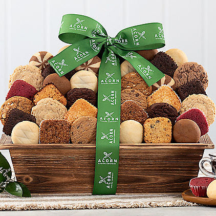 - Brownies, Cookies & Cakes Collection: Gourmet Bakery Gift Basket - Gift basket at TFC&H Co.