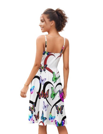 Butterfly Love Suspender Dress - women's dress at TFC&H Co.