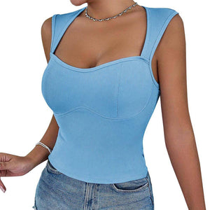 - Women's Fashion Slim Fit Backless Tank Top - womens tank top at TFC&H Co.