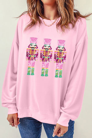 - Puff XOXO Print Valentines Heart Sweatshirt - women's sweatshirt at TFC&H Co.