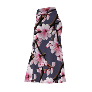 Cherry Blossom Womens Full Length Skirt - 3 colors - women's skirt at TFC&H Co.