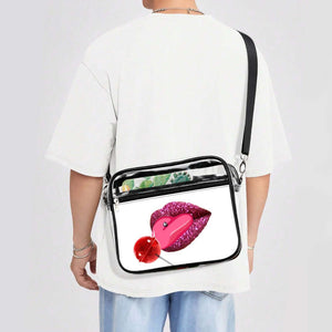 - Sweet Clothing See-Through Two Piece Handbag Satchel - handbag at TFC&H Co.