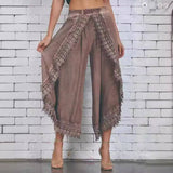 khaki - Loose Style Women's Harem Pants - womens pants at TFC&H Co.