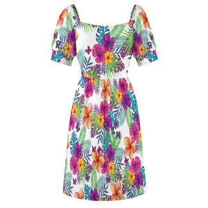 - Tropical Floral Women's Sweetheart Dress - women's dress at TFC&H Co.