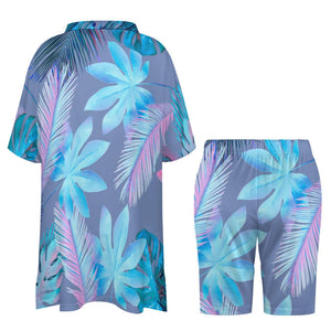 - Resort Wear|Paradise V-neck Bat Sleeve Two Piece Shorts Outfit Set - women's short set at TFC&H Co.