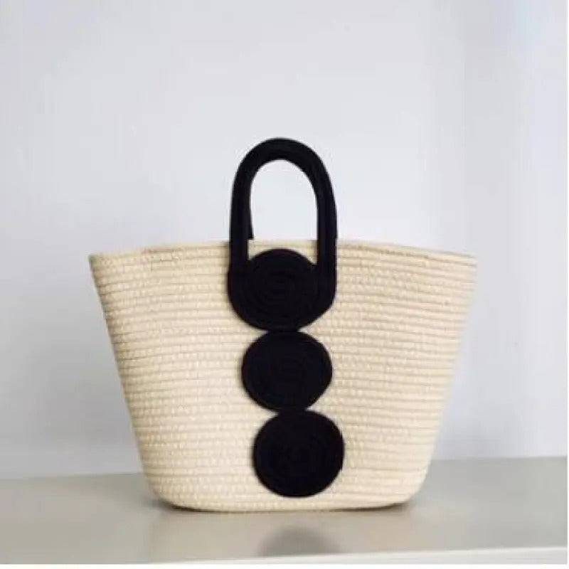 khaki - Simple Style Hand-woven Bag - handbag at TFC&H Co.