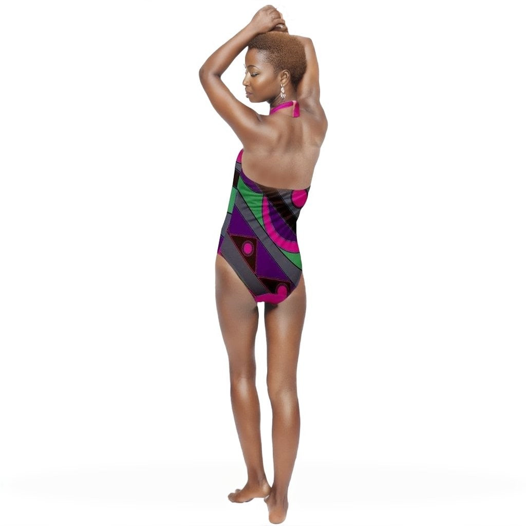 Eccentric Wear Go with the Flow One Piece Swimsuit - women's one piece swimsuit at TFC&H Co.