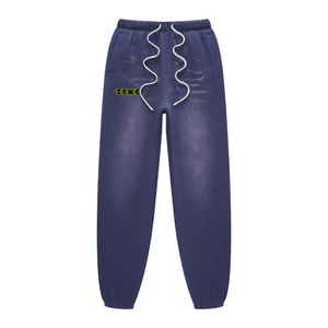 - TSWG (Tough Smooth Well Groomed) (Royal Blue)Streetwear Unisex Monkey Washed Dyed Fleece Joggers - mens joggers at TFC&H Co.