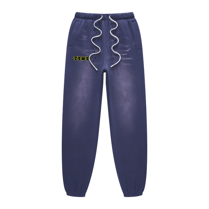 TSWG (Tough Smooth Well Groomed) (Royal Blue)Streetwear Unisex Monkey Washed Dyed Fleece Joggers - men's joggers at TFC&H Co.