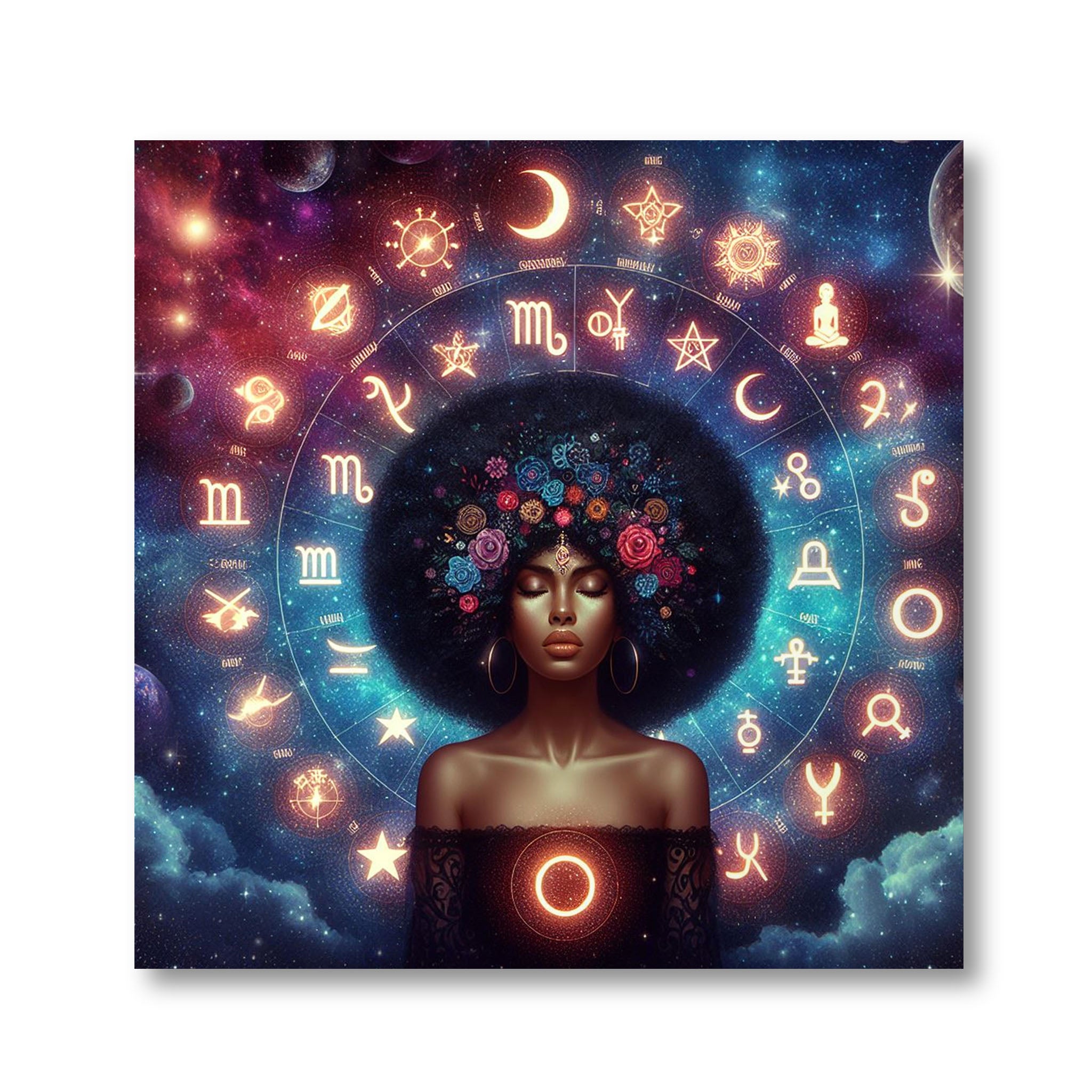 - Celestial Zodiac Photo Tile (4-Design Pack) - wall art at TFC&H Co.