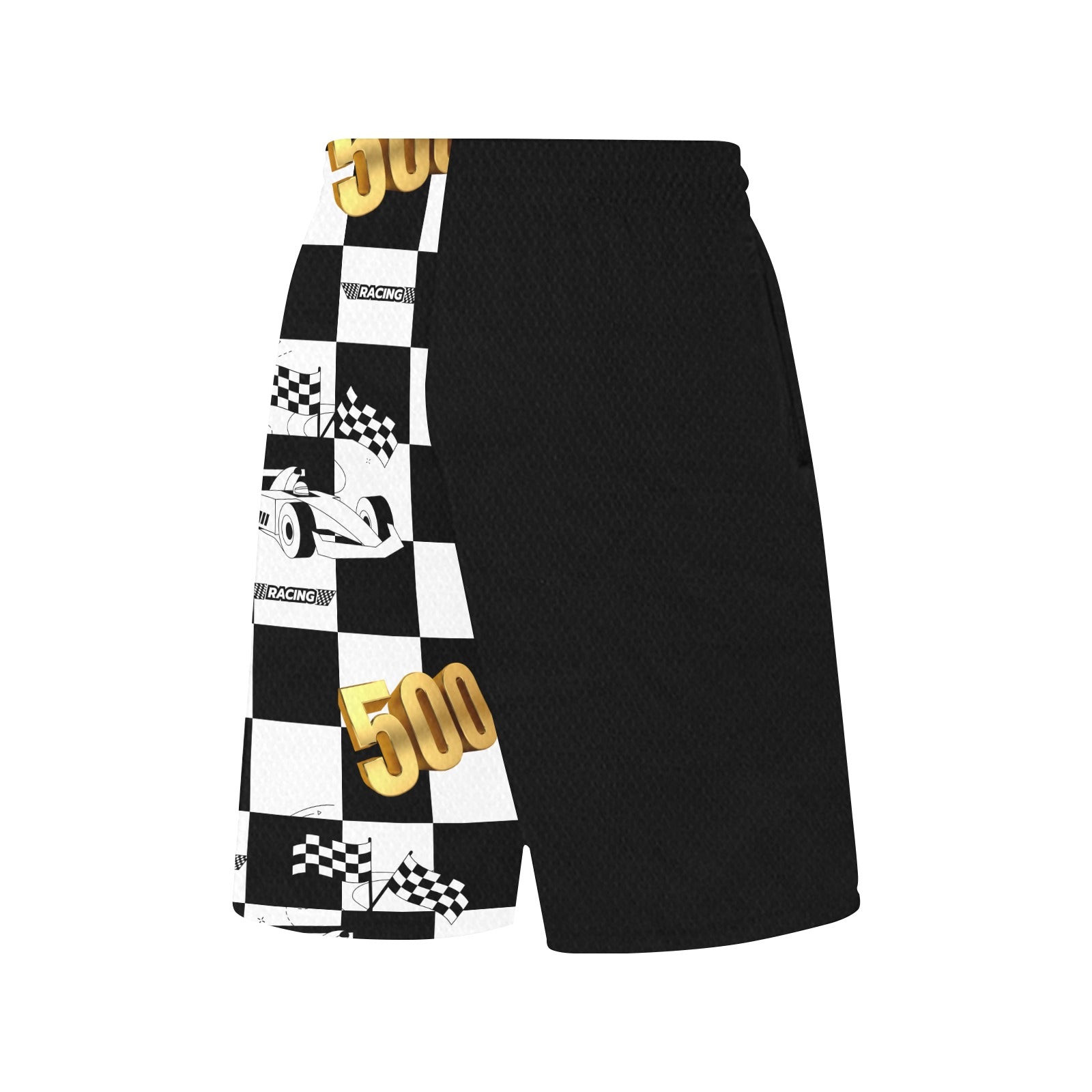 - Indy 500 Block Basketball Shorts with Pockets - mens shorts at TFC&H Co.