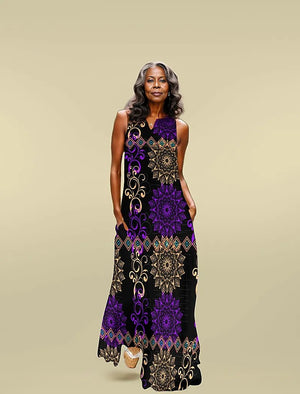 - Royal Hues Women's Long dress - womens dress at TFC&H Co.