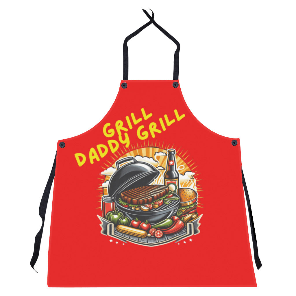 27X30 Red - Grill Daddy Grill Mapron|Great Father's Day Gift - apron at TFC&H Co.