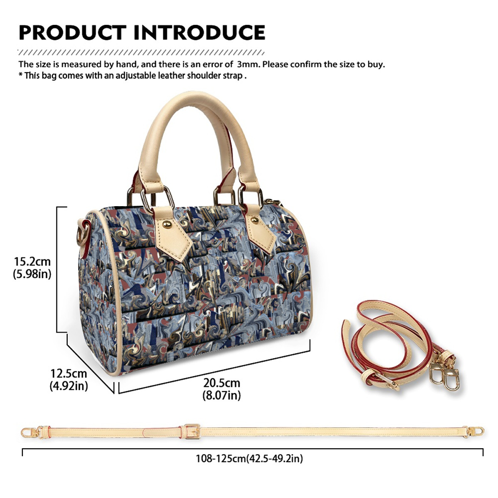 - Mirage Artificial Leather Handbags with Removable Strap - handbag at TFC&H Co.
