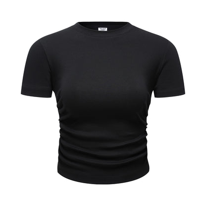 So Sweet Streetwear Fitted Ruched Waist Women's Top - women's crop top at TFC&H Co.