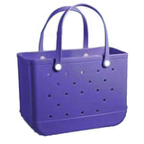 Purple; - Boggs Beach Bag - handbag at TFC&H Co.