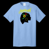 UNISEX T-SHIRT LIGHT-BLUE - Silhouette of Life Unisex Juneteenth T-shirt - Ships from The US - Unisex T-Shirt at TFC&H Co.