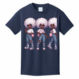 Kids T-Shirts Navy - Cotton Candy Stylie Girl's T-shirt - girls tee at TFC&H Co.
