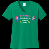 WOMENS V-NECK KELLY - So Sweet Women's V-Neck Tee - Ships from The USA - womens t-shirt at TFC&H Co.