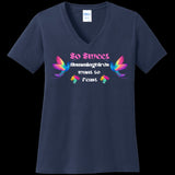 WOMENS V-NECK NAVY - So Sweet Women's V-Neck Tee - Ships from The USA - womens t-shirt at TFC&H Co.