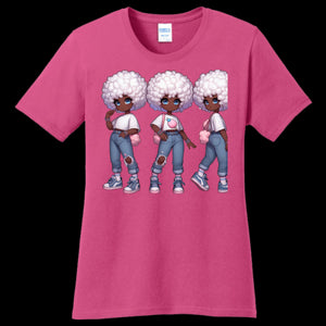 Womens T-Shirt Sangria - Cotton Candy Stylie Teen's T-shirt - Teens T-Shirt at TFC&H Co.