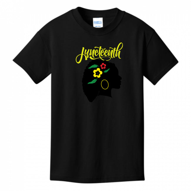 KIDS T-SHIRTS BLACK - Silhouette of Life Kid's Juneteenth T-shirt - Ships from The US - Kids t-shirt at TFC&H Co.