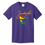 KIDS T-SHIRTS PURPLE - Kid's Juneteenth T-shirt - Ships from The US - Kids t-shirt at TFC&H Co.