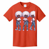 Kids T-Shirts Orange - Cotton Candy Stylie Girl's T-shirt - girls tee at TFC&H Co.
