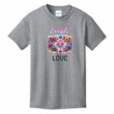 Kids T-Shirts Athletic-Heather - Laugh Love Girl's T-shirt - girls t-shirt at TFC&H Co.