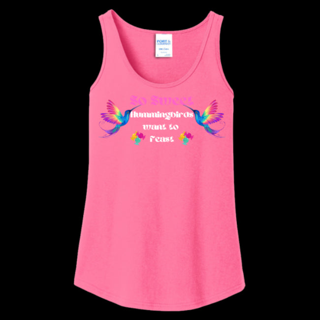 WOMENS TANK TOP NEON-PINK - So Sweet Women's Tank Top - Ships from The USA - womens tank top at TFC&H Co.