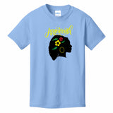 KIDS T-SHIRTS LIGHT-BLUE - Silhouette of Life Kid's Juneteenth T-shirt - Ships from The US - Kids t-shirt at TFC&H Co.