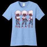 Womens T-Shirt Light-Blue - Cotton Candy Stylie Teen's T-shirt - Teens T-Shirt at TFC&H Co.
