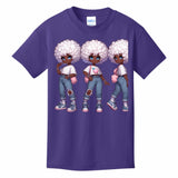 Kids T-Shirts Purple - Cotton Candy Stylie Girl's T-shirt - girls tee at TFC&H Co.