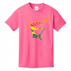 KIDS T-SHIRTS NEON-PINK - Kid's Juneteenth T-shirt - Ships from The US - Kids t-shirt at TFC&H Co.