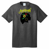 UNISEX T-SHIRT DARK-HEATHER - Silhouette of Life Unisex Juneteenth T-shirt - Ships from The US - Unisex T-Shirt at TFC&H Co.