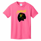 KIDS T-SHIRTS NEON-PINK - Silhouette of Life Kid's Juneteenth T-shirt - Ships from The US - Kids t-shirt at TFC&H Co.