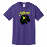 KIDS T-SHIRTS PURPLE - Silhouette of Life Kid's Juneteenth T-shirt - Ships from The US - Kids t-shirt at TFC&H Co.