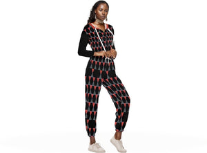 - Scaled Women's Cropped Hoodie Sports Set - womens jogging set at TFC&H Co.