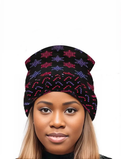 ONE SIZE Snow & Candy - Snow & Candy Christmas Knitted Hat - hat at TFC&H Co.